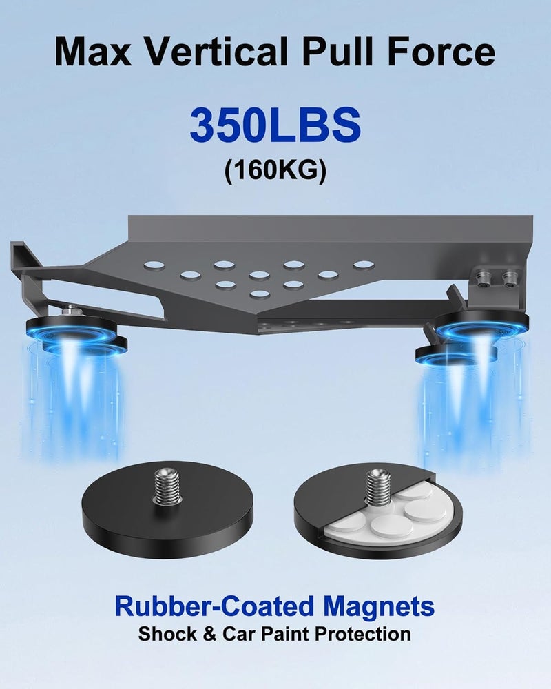 TAILBB for Starlink Mini Mount, Magnetic Starlink Mini Car Mount Base Suction Cup Accessories Truck RV Flat Rack Roof Sunroof Kit Boat V4，for Camping, High-Speed & Extreme Conditions (Gray) - Image 3